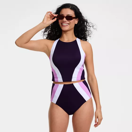 Women's Tugless Contour Portrait Back Midkini Set - primary