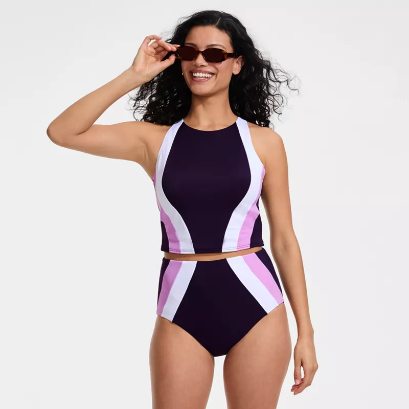 Women's Tugless Contour Portrait Back Midkini Set, alternative image