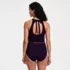 Women's Tugless Contour Portrait Back Midkini Set, Back