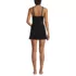 Women's Slender Lite Sweetheart Shirred Swim Dress, Back