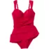 Women's Slender Lite Sweetheart Shirred Swim Dress, alternative image