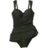 Women's Slender Lite Sweetheart Shirred Swim Dress, alternative image