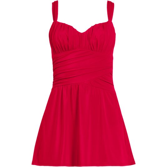 open lace back dress SHEKINI Women Retro One Piece Skirt Swimsuit Ruched Crossover Swimdress  Bathing Suit (Wine Red, Small) at Amazon Women's Clothing store
