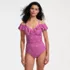 Women's LE x T and T The Tegan Ruffle Midkini Set, Front