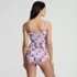 Women's LE x T and T The Tiffany Square Neck Midkini Set, Back