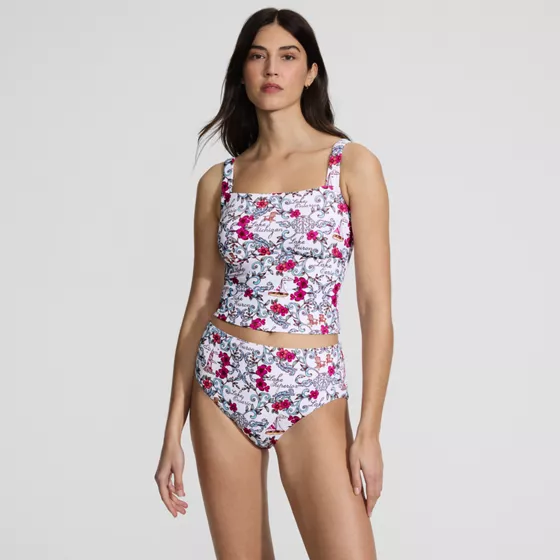 Women's Mastectomy LE x T and T The Tiffany Square Neck Midkini Set - primary