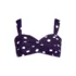 Women's Slender Lite Sweetheart Shirred Bikini Top, Front