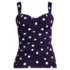 Women's Slender Lite Sweetheart Shirred Tankini , Front