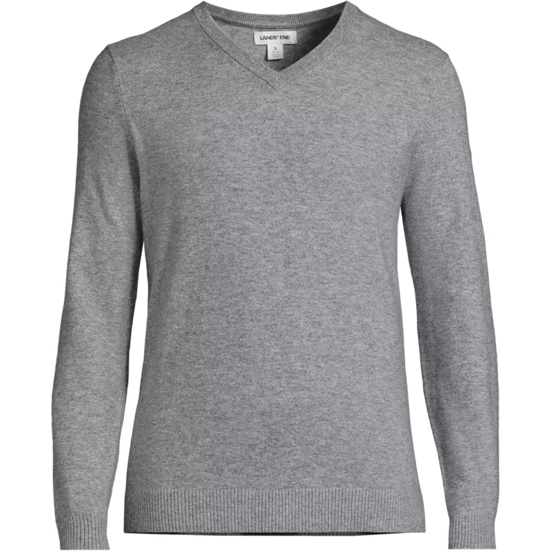 Men's CashTouch V-neck Sweater, Front