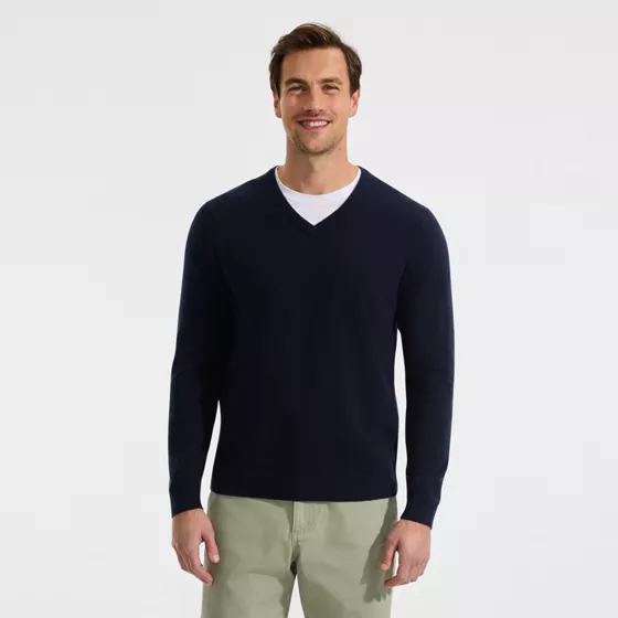Men's CashTouch V-neck Sweater - primary