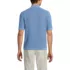 Men's Short Sleeve Lightweight Button Through Polo, Back