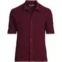 Men's Short Sleeve Lightweight Button Through Polo, Front