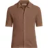 Men's Short Sleeve Lightweight Button Through Polo, Front