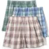 Men's Coastal Flannel 3 Pack Boxers, Front