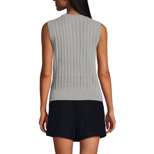 Women's Cotton Pointelle Shell Sweater - image 3