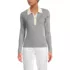 Women's Cotton Ribbed Long Sleeve Polo Sweater, Front