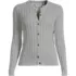 Women's Cotton Pointelle Modern Cardigan Sweater, Front