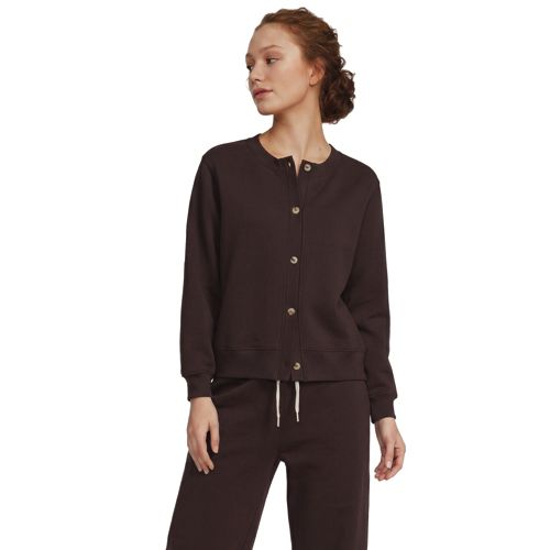 Women's Long Sleeve Serious Sweats Cardigan Sweatshirt - image 2