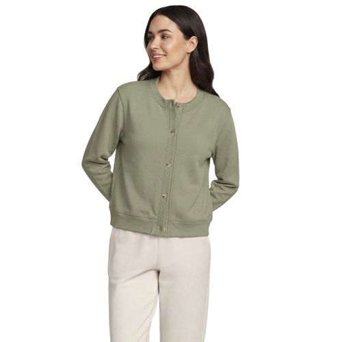Women's Long Sleeve Serious Sweats Cardigan Sweatshirt - image 5