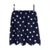 Women's Scalloped Flutter Tankini Top, Front