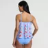 Women's Scalloped Flutter Tankini Top, Back