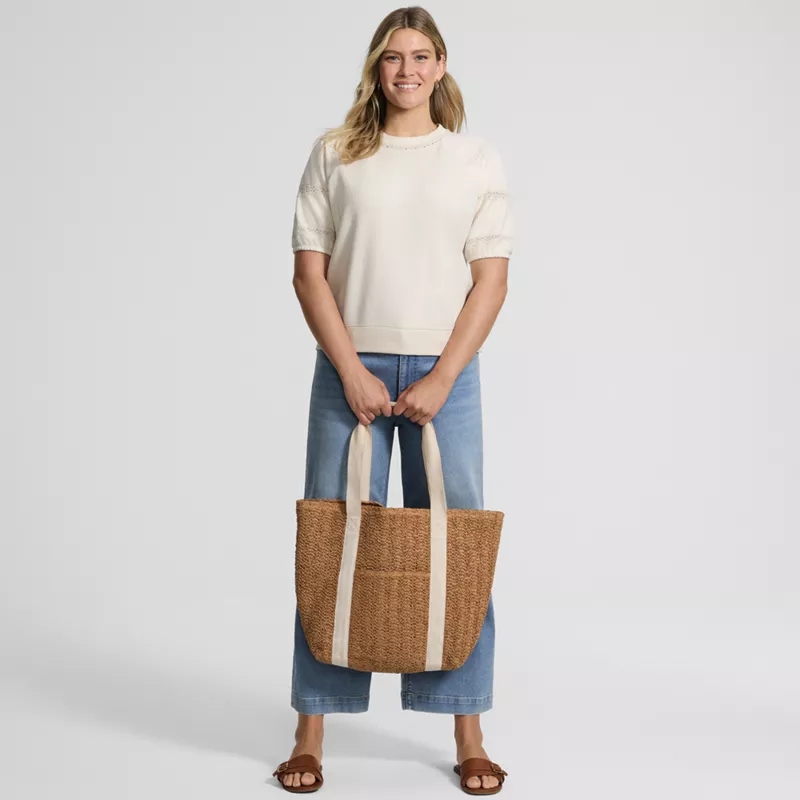 Women's Serious Sweats Puff Lace Sleeve Sweatshirt, alternative image
