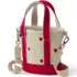 Mini Embroidered Open Top Canvas Tote Bag, alternative image