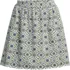 Women's Poplin Printed Mini Skirt, Front