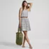 Women's Poplin Printed Mini Skirt, alternative image