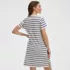Women's Cotton Jersey Crew Neck T Shirt Dress, Back