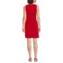 Women's Cotton Jersey Crew Neck Sleeveless Shift Dress, Back