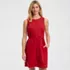 Women's Cotton Jersey Crew Neck Sleeveless Shift Dress, Front