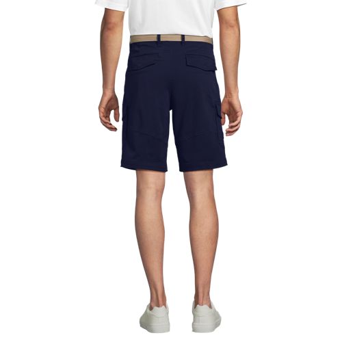  Lands' End Cargo-shorts Mit Gürtel, Herren, Größe:46 Regular, Blau, By Lands' End 