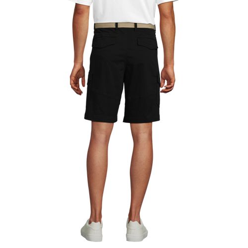  Lands' End Cargo-shorts Mit Gürtel, Herren, Größe:46 Regular, Schwarz, By Lands' End 