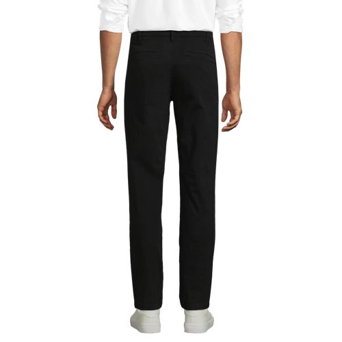  Lands' End Slim Fit Chinohose, Herren, Größe:46 76 Regular, Schwarz, Baumwolle/baumwoll-mischung, By Lands' End 