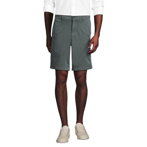  Lands' End Slim Fit Chino-shorts, Herren, Größe:46 Regular, Grün, By Lands' End 