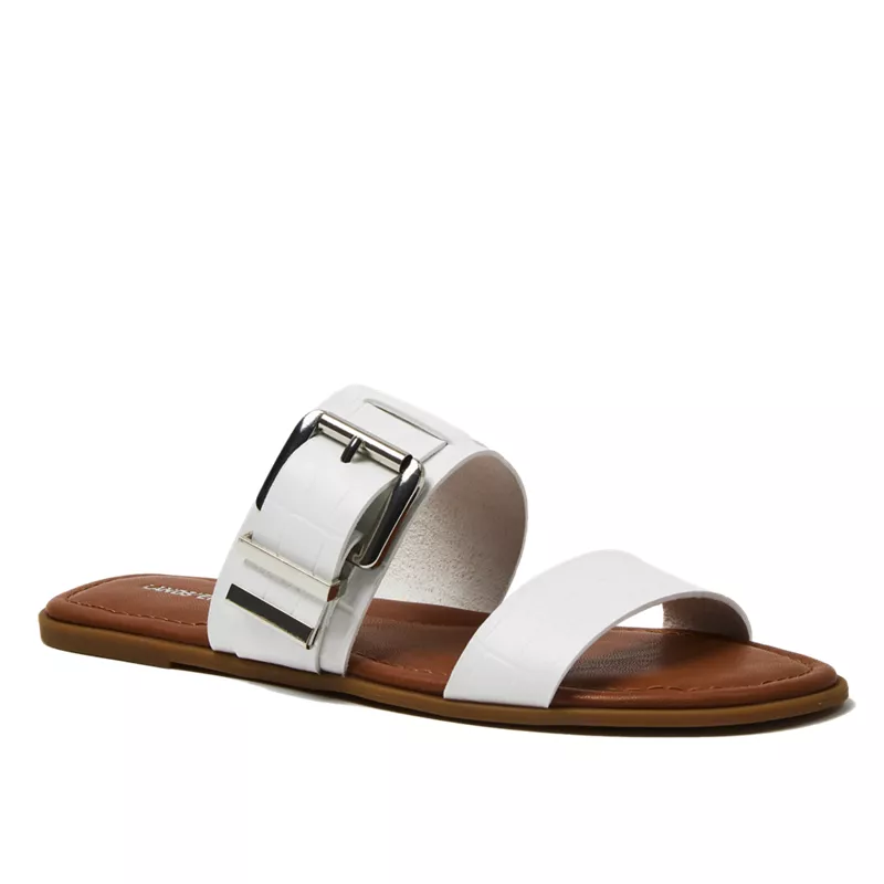 Women's Essential Buckle Slides, alternative image