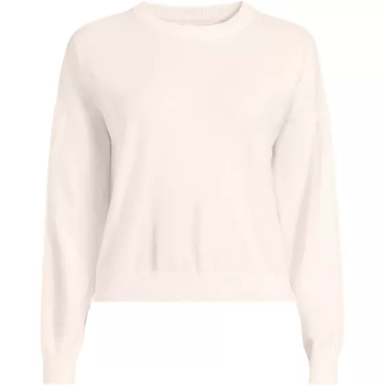 Women's Cotton Wedge Crew Neck Sweater - primary