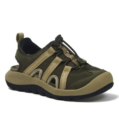 Boys Green Gray Sandals Loafers Dress Shoes | Lands' End