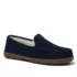 Women's Fuzzy Lined Suede Moccasin Slippers, alternative image