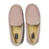 Women's Fuzzy Lined Suede Moccasin Slippers, alternative image