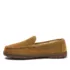 Women's Fuzzy Lined Suede Moccasin Slippers, alternative image