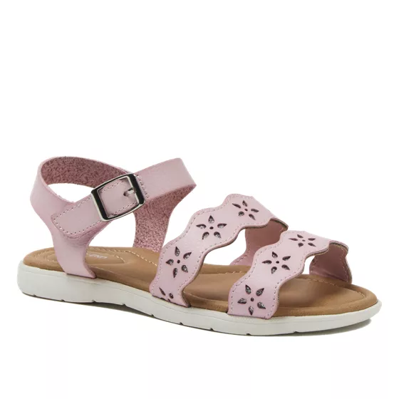 Girls Easy On Flower Sandals - primary