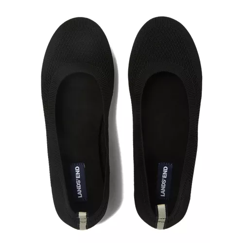 Women's Essential Soft Knit Ballet Flats, alternative image