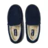 Kids Fuzzy Lined Suede Moccasin Slippers, alternative image