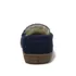 Kids Fuzzy Lined Suede Moccasin Slippers, alternative image