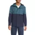 Men's Waterproof Colorblock Raincoat, Front