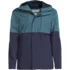 Men's Waterproof Colorblock Raincoat, Front