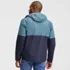 Men's Waterproof Colorblock Raincoat, Back