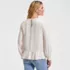 Women's Crepe Pintuck Peplum Top, Back